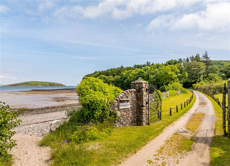 The setting around Balcary Tower