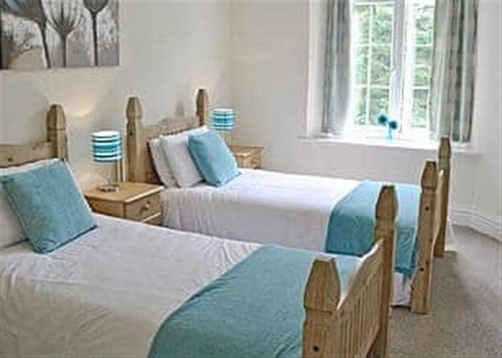 Twin bedroom at Balcony Flat 2 in Meathop, near Grange-over-Sands, Cumbria