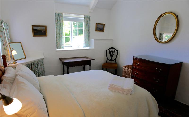 One of the bedrooms at Ball Cottage, Winsford