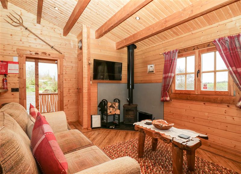 The living area at Ballinorig Lodge, Cleator Moor