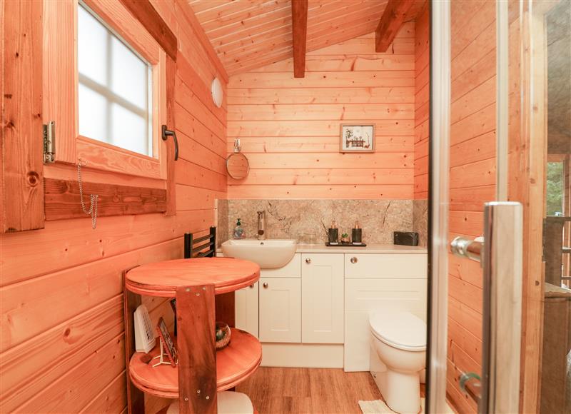 This is the bathroom at Ballinorig Lodge, Cleator Moor