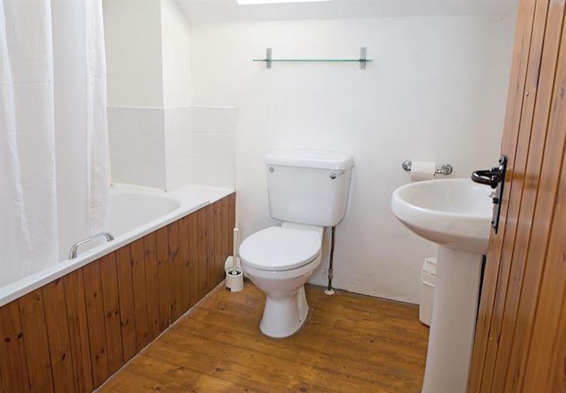 bathroom in the Wee Stookan Cottage at Ballylinney Holiday Cottages in Bushmills, Northern Ireland