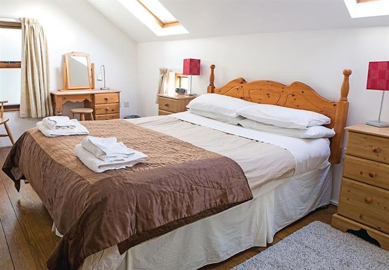 Bedroom in the Lacada Cottage at Ballylinney Holiday Cottages in Bushmills, Northern Ireland