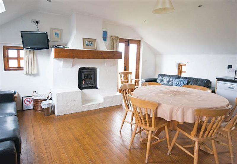 Living area in a Truin Cottage at Ballylinney Holiday Cottages in Bushmills, Northern Ireland
