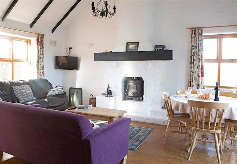 Living room in a  Weirs Snout Cottage at Ballylinney Holiday Cottages in Bushmills, Northern Ireland