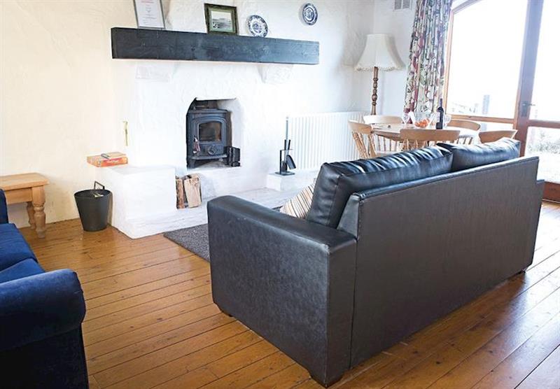 Living room at Ballylinney Holiday Cottages in Bushmills, Northern Ireland