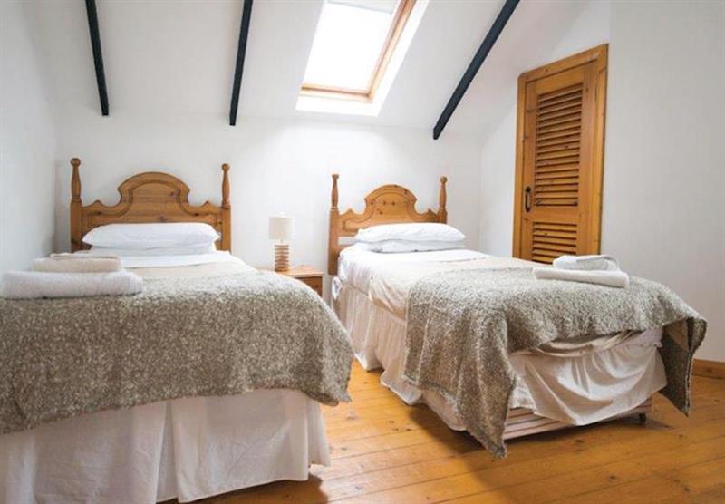 Twin bedroom in a Weirs Snout Cottage at Ballylinney Holiday Cottages in Bushmills, Northern Ireland