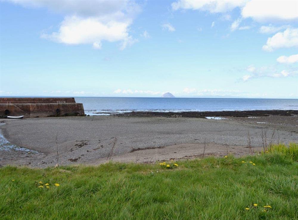Wonderful views from the coast over the Forth of Clyde towards Ailsa Craig at Balnowlart Lodge in Ballantrae, Ayrshire