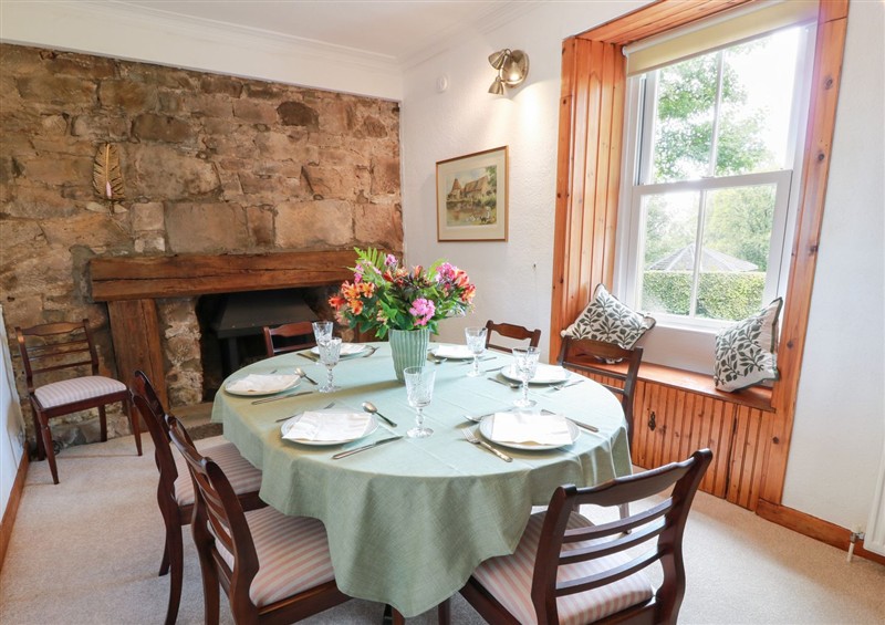 Dining room at Balsaggart Farm, Kirkmichael
