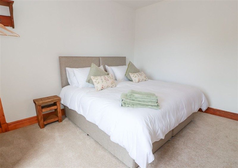 One of the 3 bedrooms at Balsaggart Farm, Kirkmichael