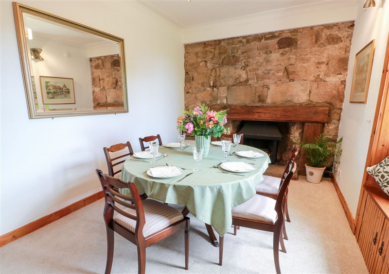 The dining area at Balsaggart Farm, Kirkmichael