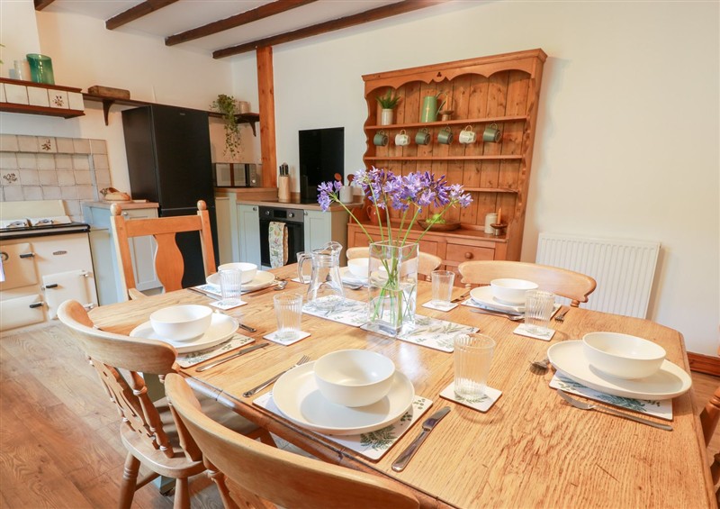 The dining room at Balsaggart Farm, Kirkmichael