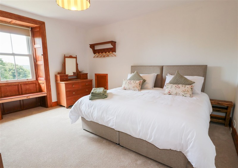 This is a bedroom at Balsaggart Farm, Kirkmichael