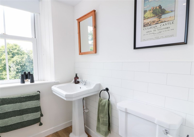 This is the bathroom at Balsaggart Farm, Kirkmichael