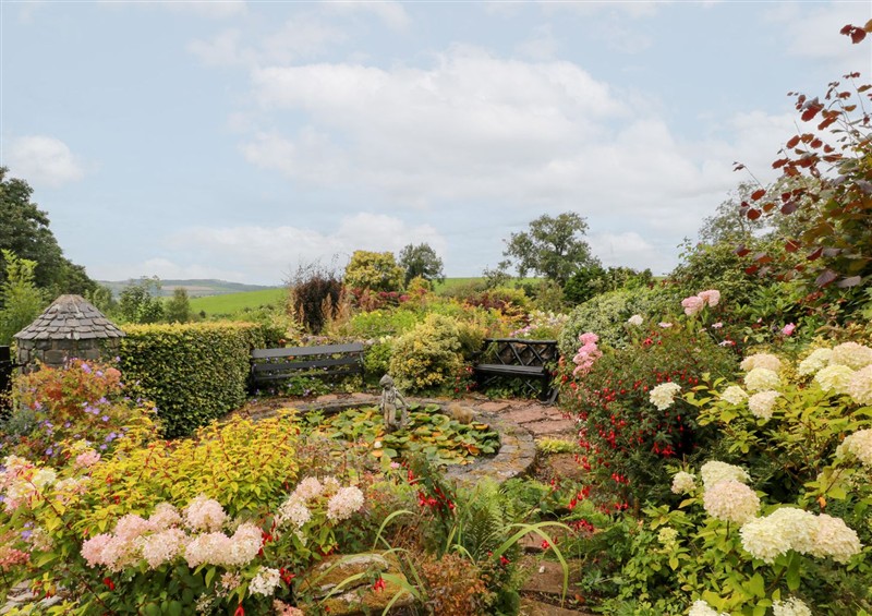 This is the garden at Balsaggart Farm, Kirkmichael