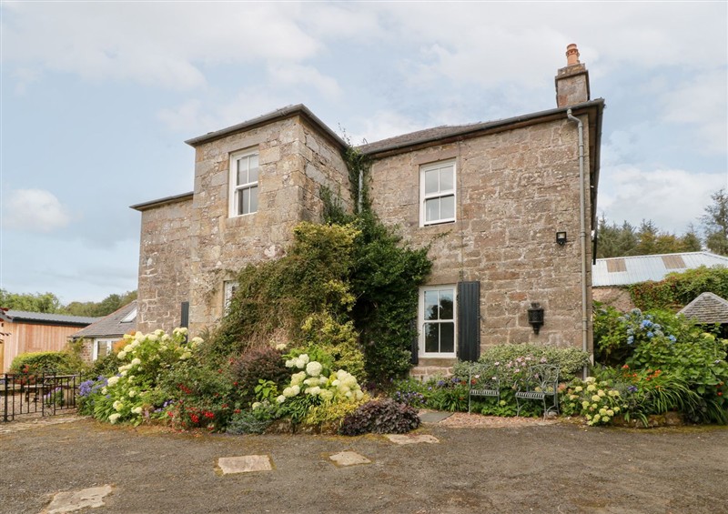 This is the setting of Balsaggart Farm at Balsaggart Farm, Kirkmichael