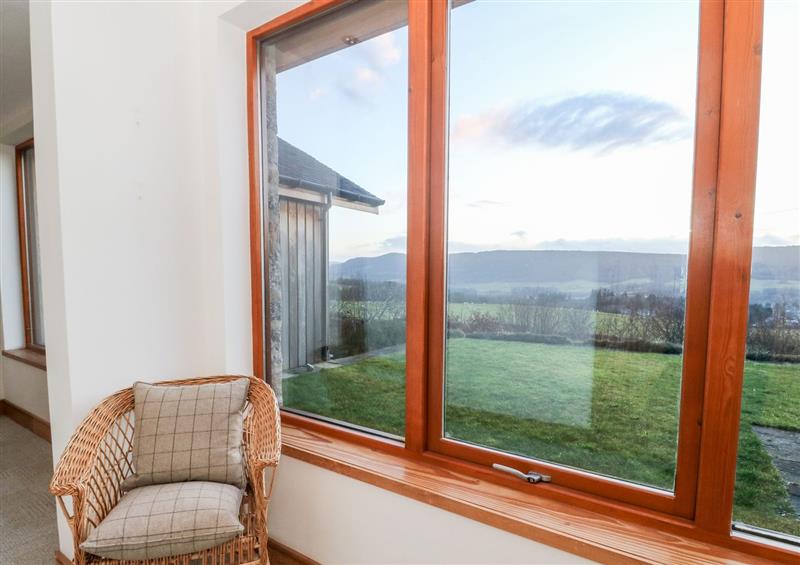 Views to the outside at Balvaig, Pitlochry, Perthshire