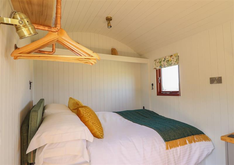 This is the bedroom at Balwen Hut, Berriew near Montgomery