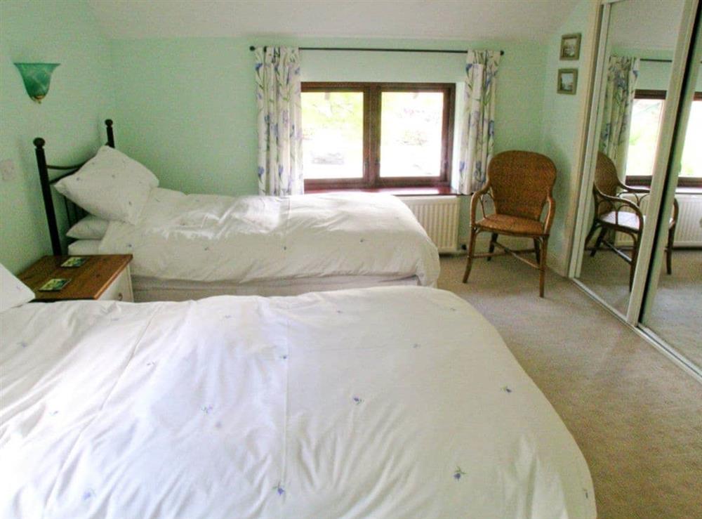 Twin bedroom at Bank End in Glenridding, near Ullswater, Cumbria