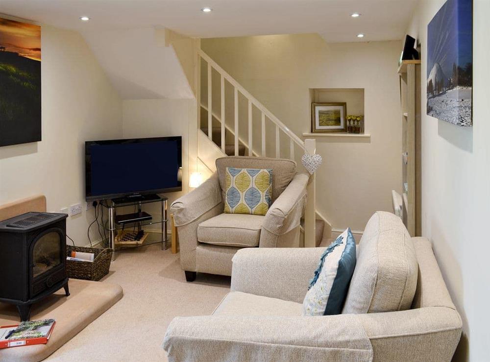 Cosy living room at River View Cottage, 