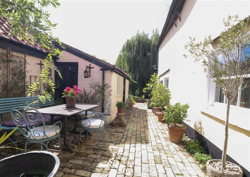 This is the garden at Bank House, Hingham