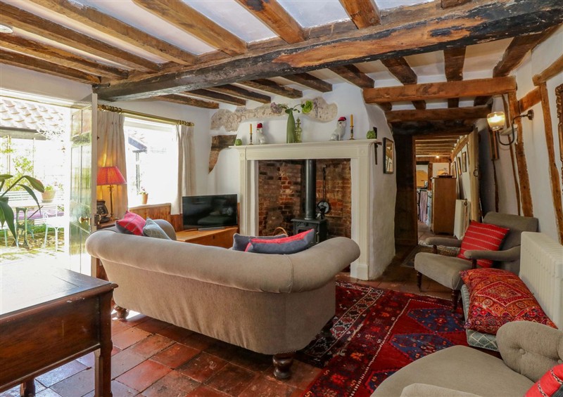 This is the living room at Bank House, Hingham