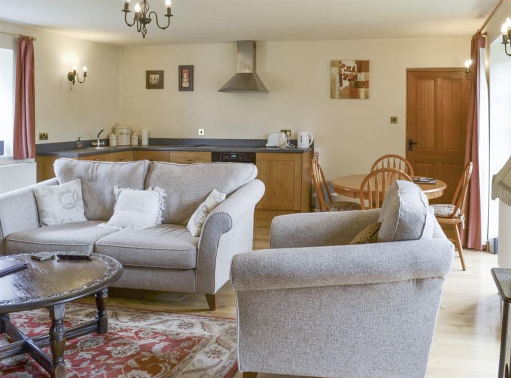 Convenient open-plan living space at Bank Top Cottage in Pickering, North Yorkshire
