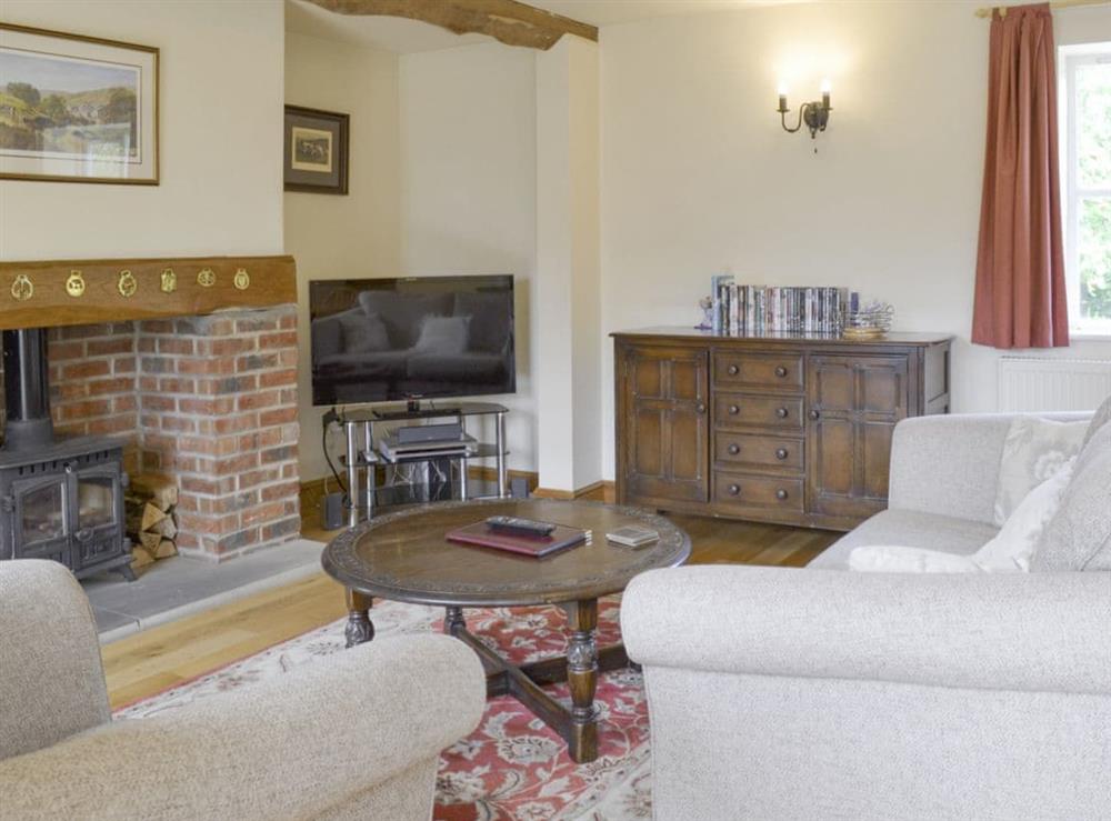 Welcoming living area at Bank Top Cottage in Pickering, North Yorkshire
