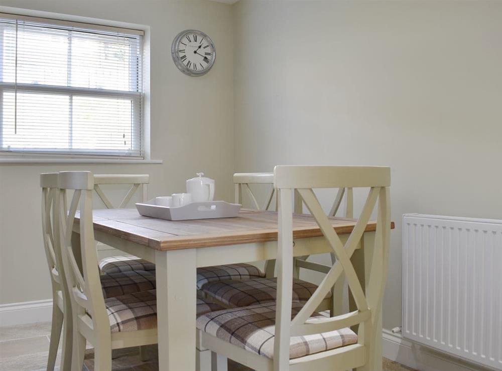 Charming dining area at Bankside in Leyburn, North Yorkshire