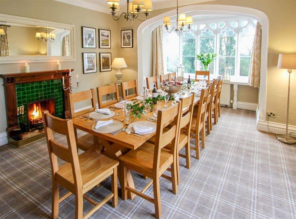 Dining room at Bannerrigg in Windermere, Cumbria