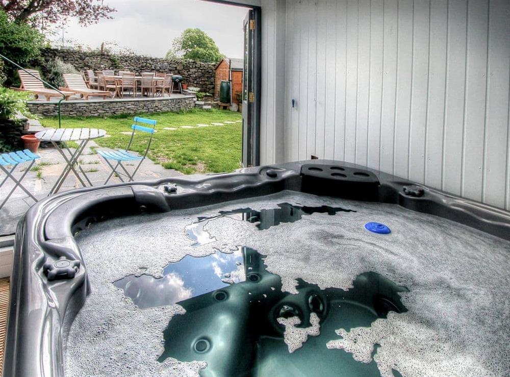 Hot tub at Bannerrigg in Windermere, Cumbria
