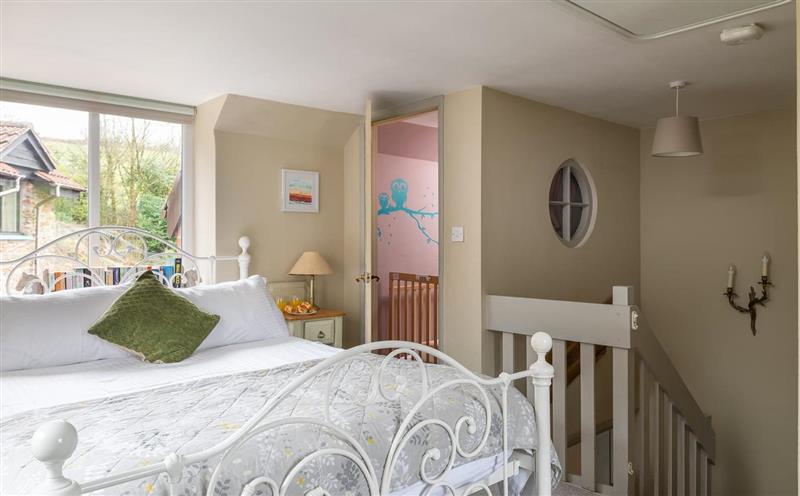 This is a bedroom at Bantam Cottage, Combe Martin