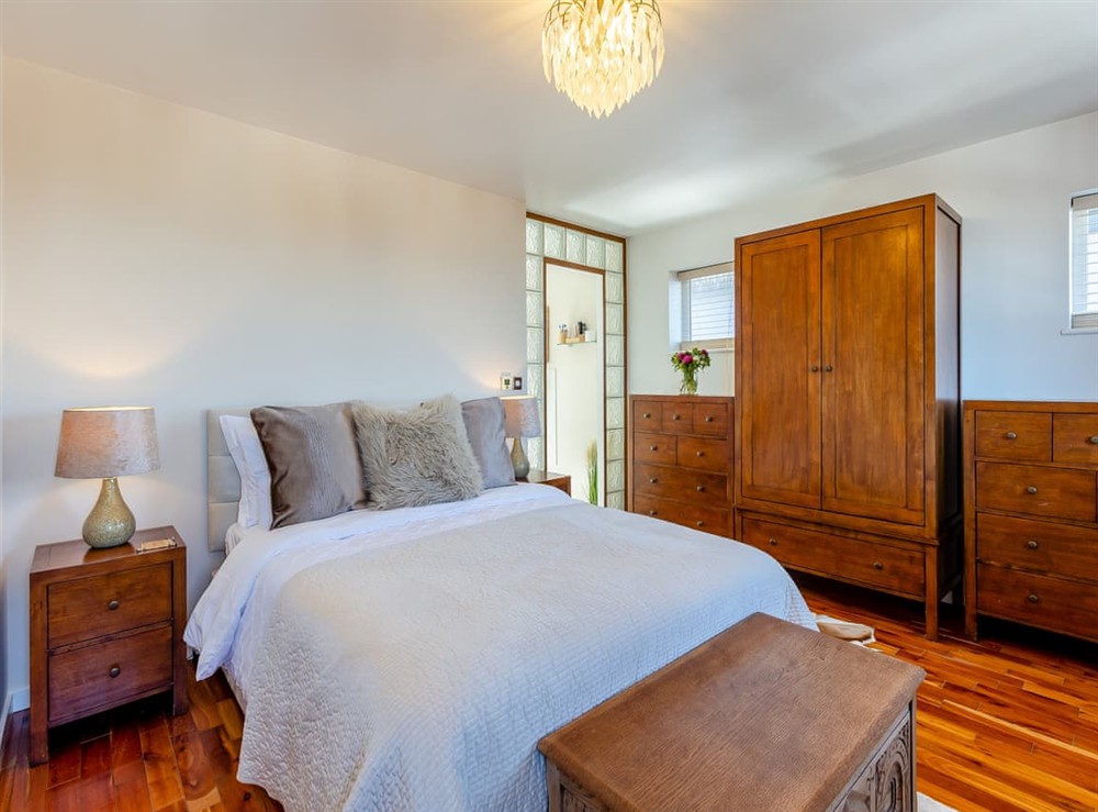 Double bedroom at Baobab Lodge in Prestatyn, Denbighshire