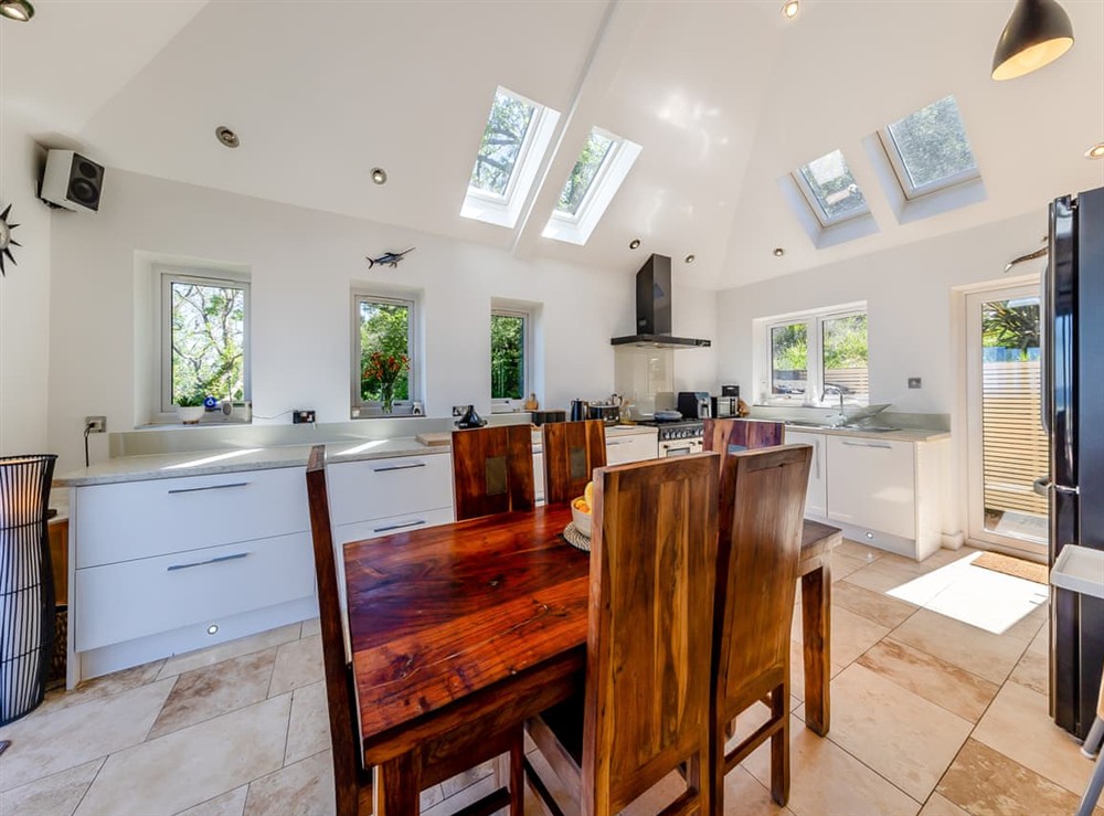 Kitchen/diner at Baobab Lodge in Prestatyn, Denbighshire