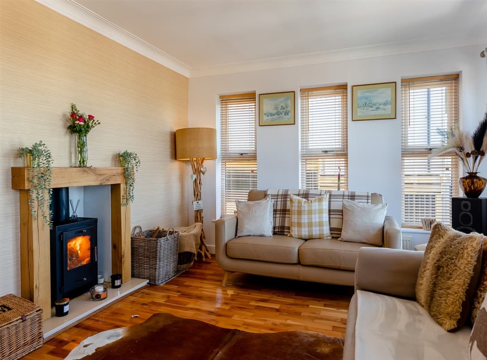 Living area at Baobab Lodge in Prestatyn, Denbighshire
