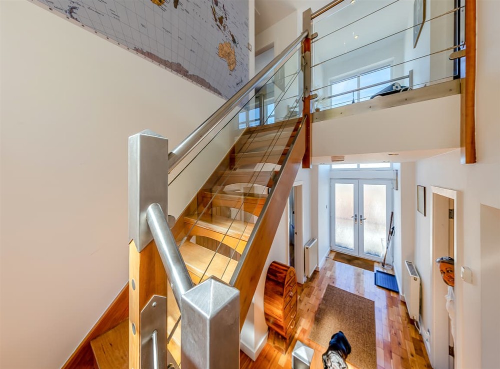 Stairs at Baobab Lodge in Prestatyn, Denbighshire