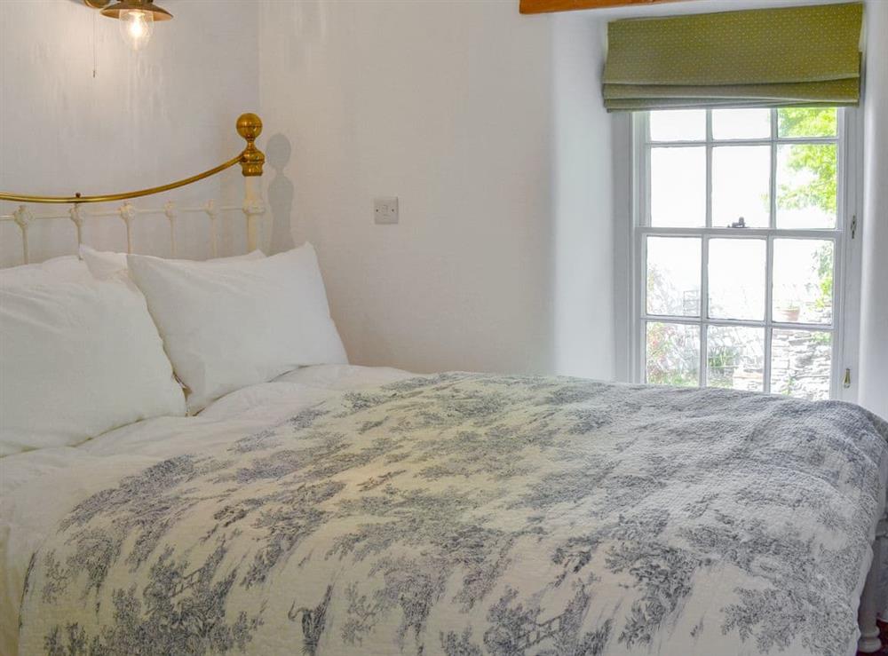 Comfy double bedroom at Bar Cottage in Port Isaac, Cornwall