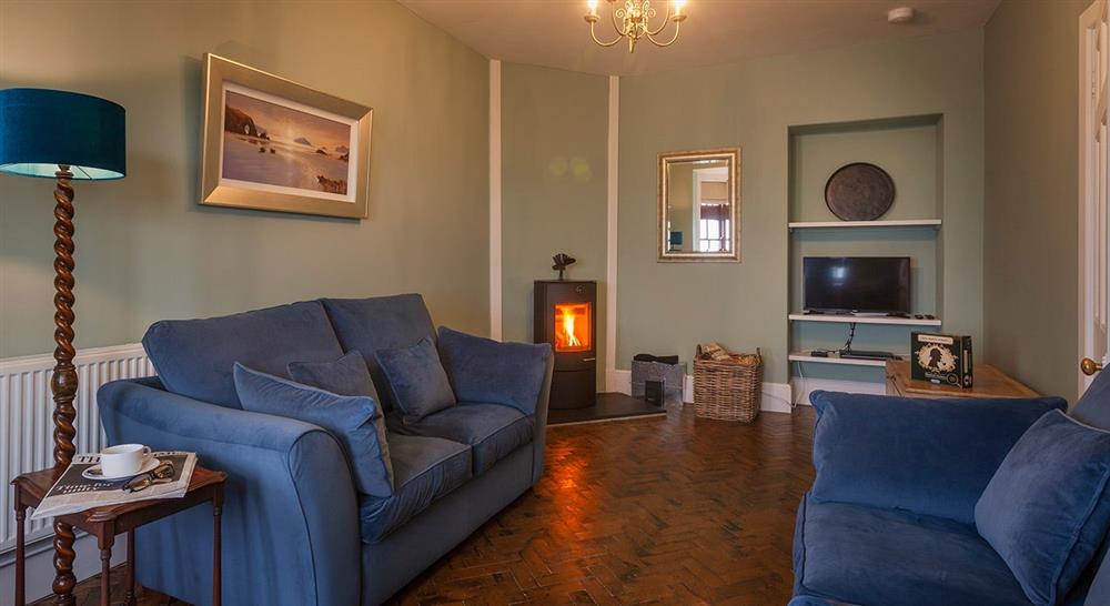 The sitting room at Bar Lodge in Helston, Cornwall