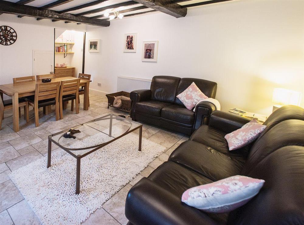 Living room/dining room at Barbican Cottage in Leyburn, North Yorkshire