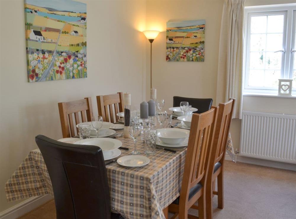 Dining room at Bardon Lodge in East Ogwell, near Newton Abbot, Devon