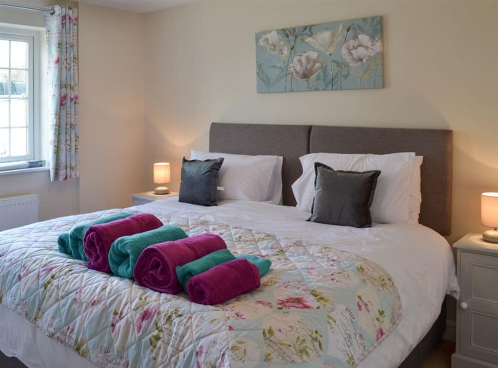 Double bedroom at Bardon Lodge in East Ogwell, near Newton Abbot, Devon