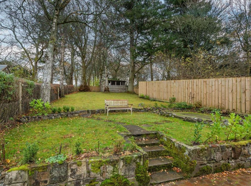 Garden at Barjols Cottge in Lamington, near Biggar, Lanarkshire