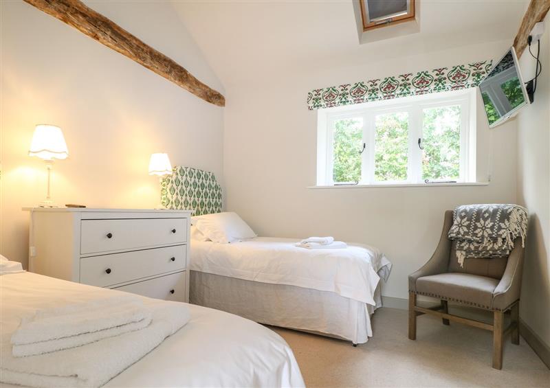 One of the bedrooms at Barley Cottage, Beauworth near Cheriton