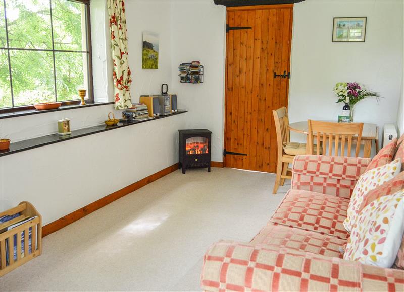 This is the living room at Barley Cottage, Hartland