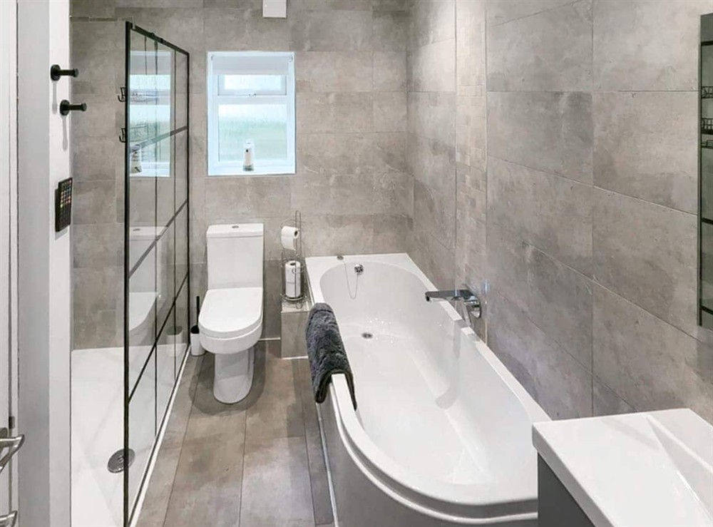 Bathroom at Barley Cottage in Ryme Intrinseca, Dorset