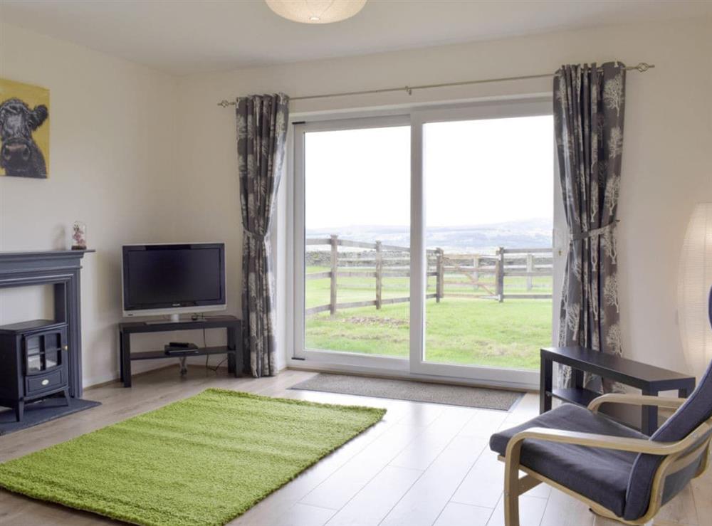 Welcoming living area at Barley Heights in Hapton, Lancashire