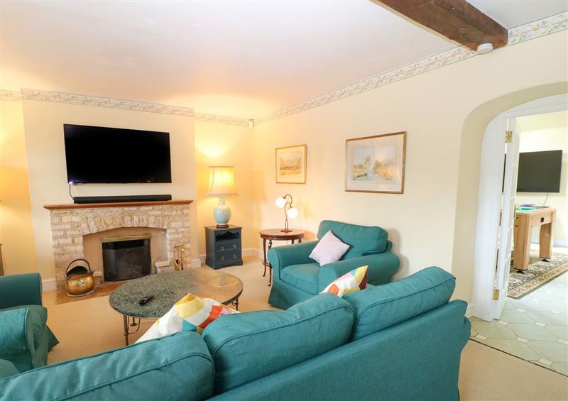 Relax in the living area at Barley Hill House, Chadlington near Chipping Norton
