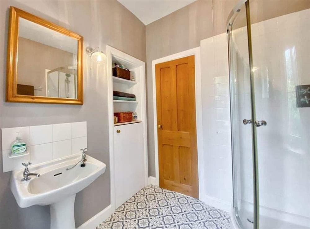 Shower room at Barleycombe in Axbridge, near Weston-super-Mare, Somerset