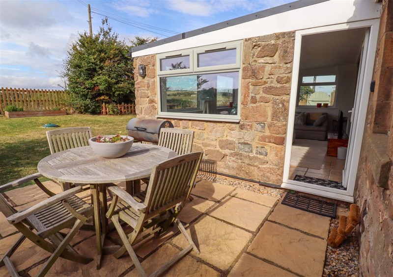 The setting at Barleycorn Cottage, Belford