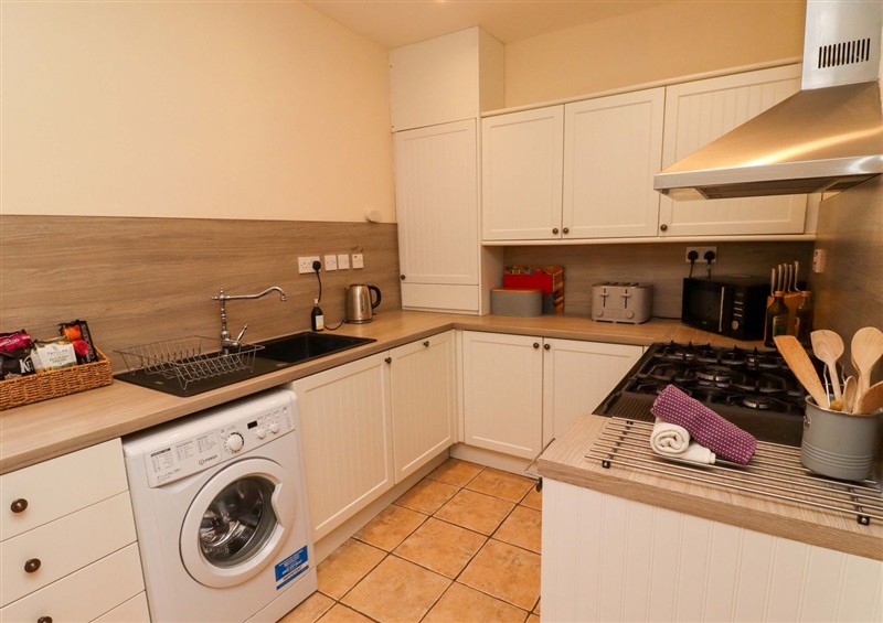 This is the kitchen at Barleycorn Cottage, Belford